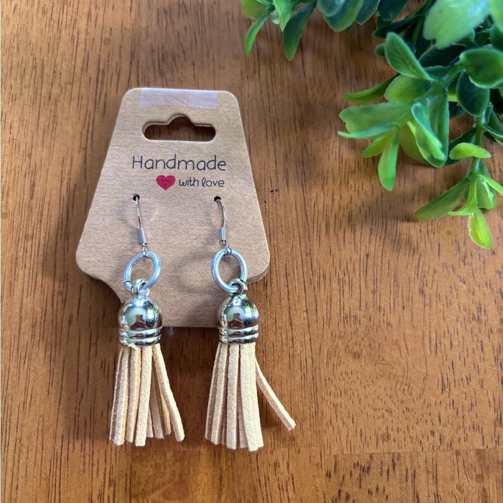 Handmade tassel earrings